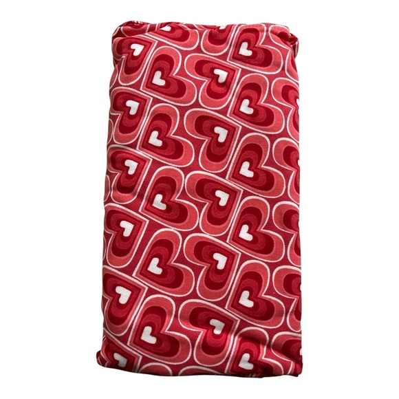 NWT LuLaRoe TC Leggings red pink Valentines Day heart Tall & Curvy LLR New - Picture 1 of 2